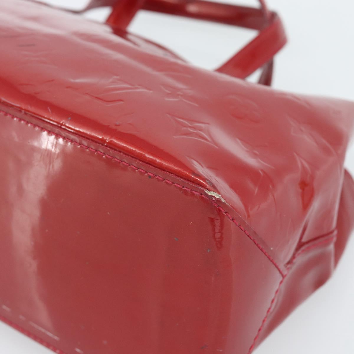 LOUIS VUITTON Monogram Vernis Wilshire PM Bag Pomme D'amour M93642 Auth 189225