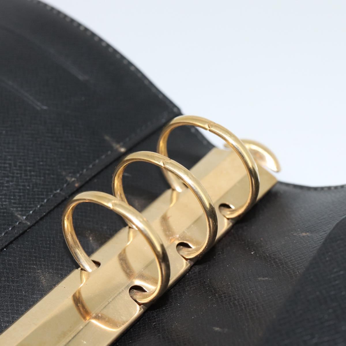 LOUIS VUITTON Epi Agenda MM Day Planner Cover Blue R20055 LV Auth 189229