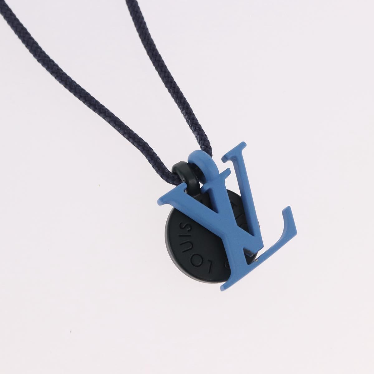 LOUIS VUITTON Metal Collier Charms On the Go Necklace Enamel M63648 Auth 189230V