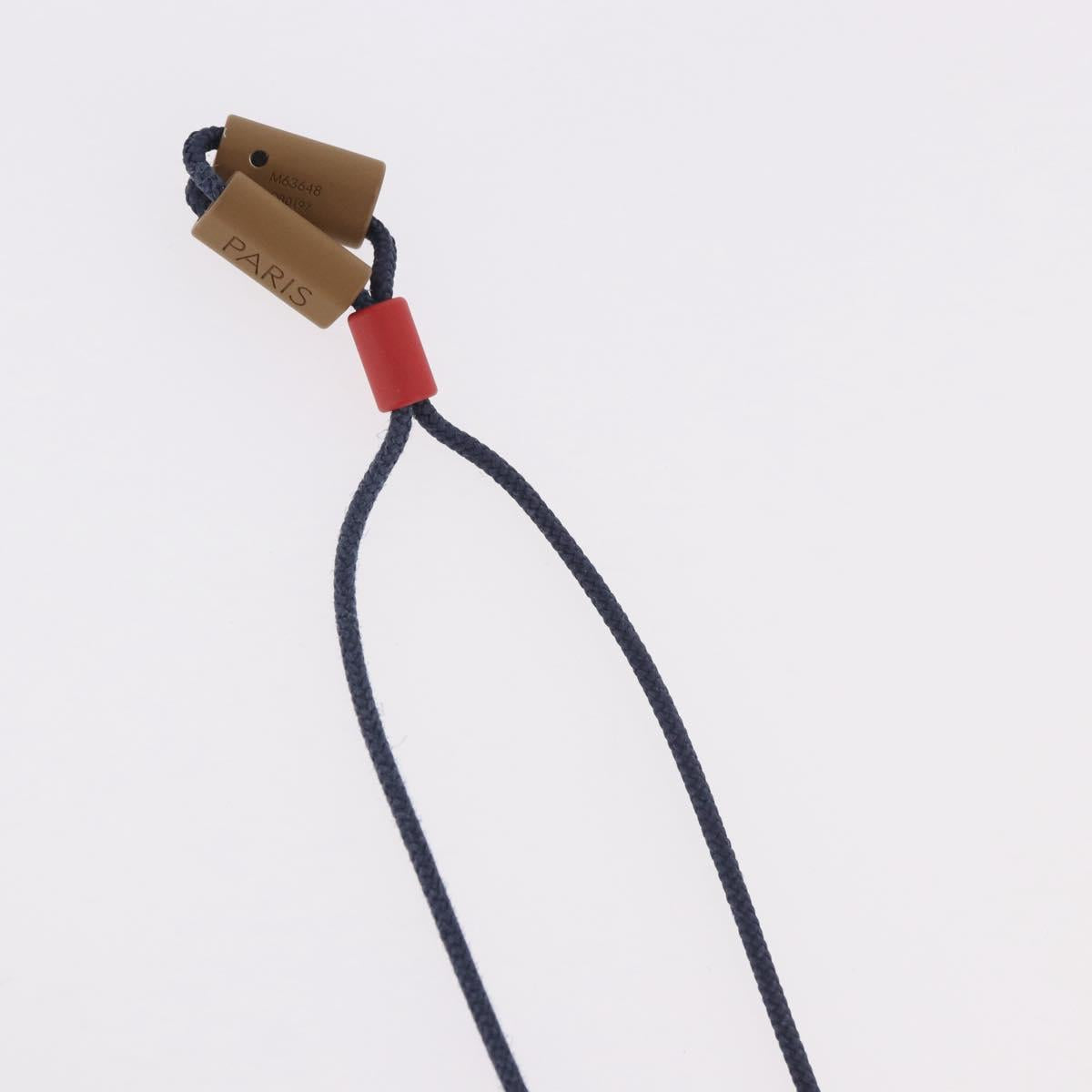 LOUIS VUITTON Metal Collier Charms On the Go Necklace Enamel M63648 Auth 189230V