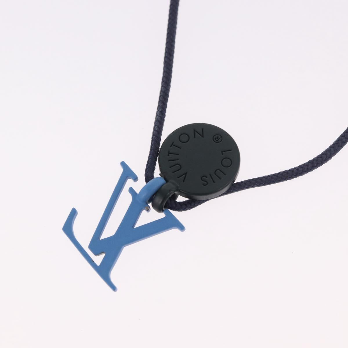 LOUIS VUITTON Metal Collier Charms On the Go Necklace Enamel M63648 Auth 189230V