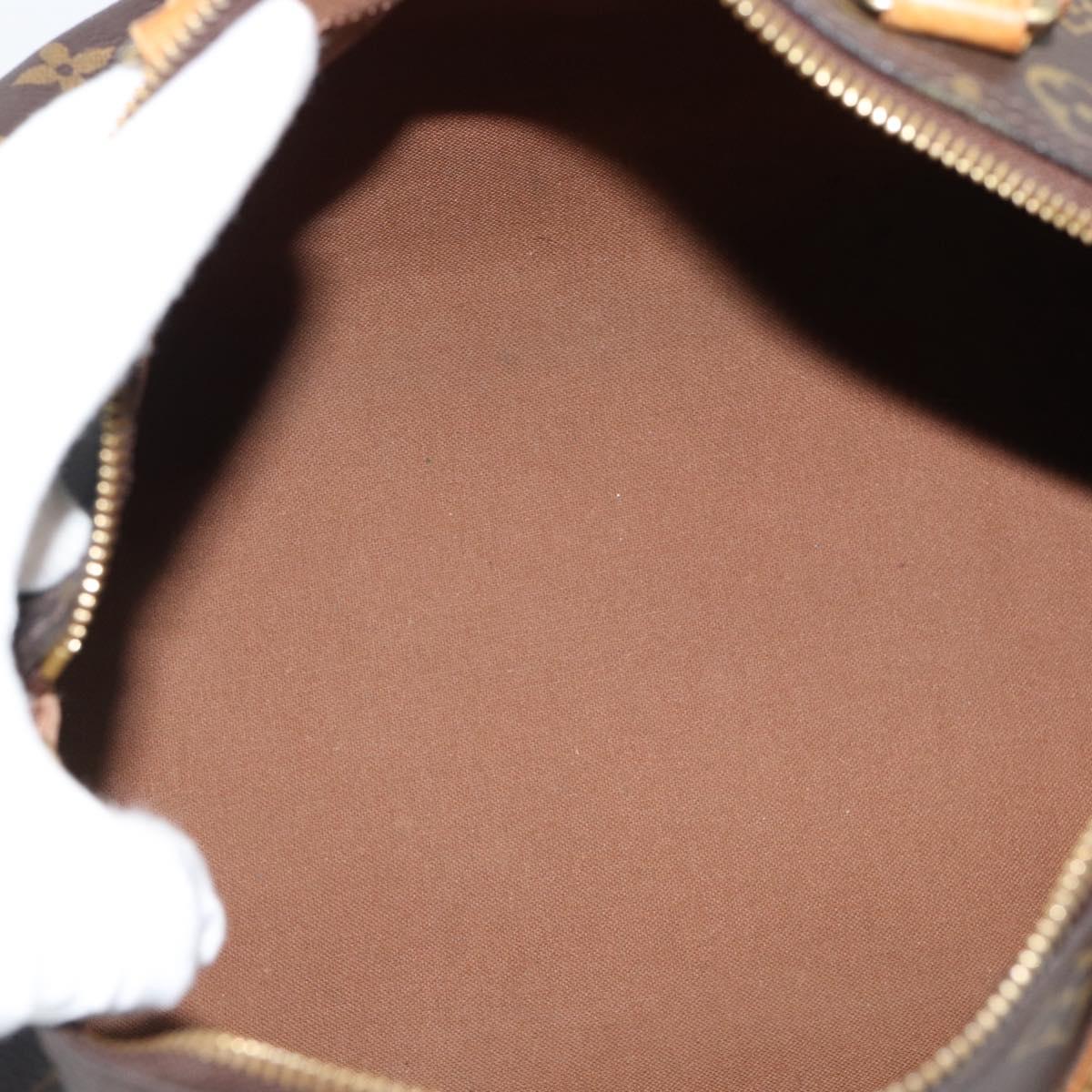 LOUIS VUITTON Monogram Speedy 30 Hand Bag M41526 LV Auth 189239
