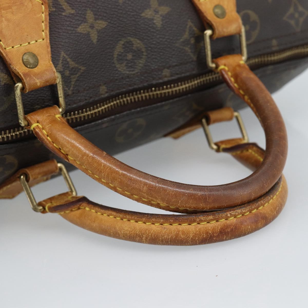 LOUIS VUITTON Monogram Speedy 30 Hand Bag M41526 LV Auth 189239