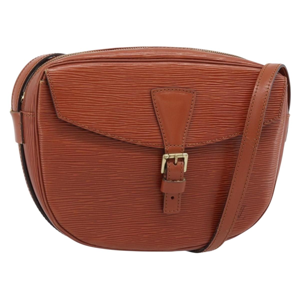 LOUIS VUITTON Epi Jeune FilleMM Shoulder Bag Brown M52153 LV Auth 189241