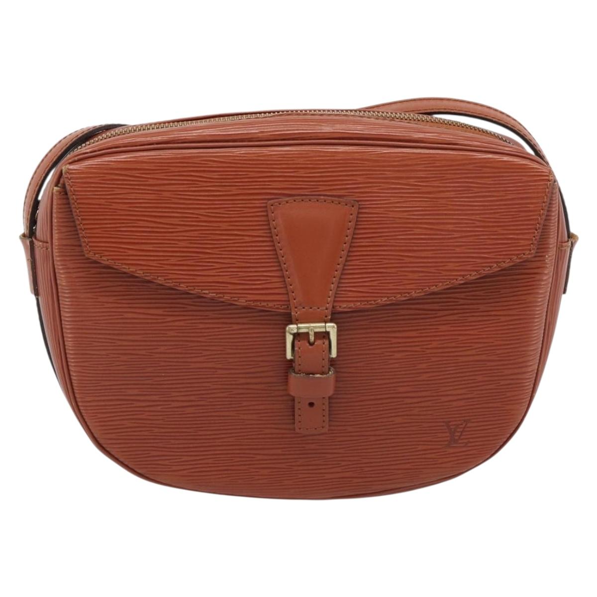 LOUIS VUITTON Epi Jeune FilleMM Shoulder Bag Brown M52153 LV Auth 189241