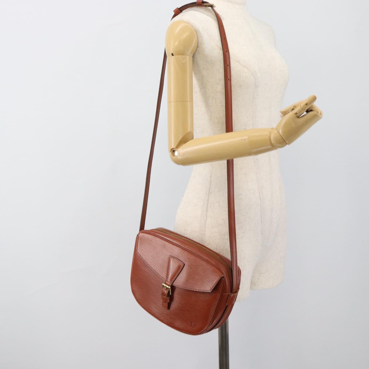 LOUIS VUITTON Epi Jeune FilleMM Shoulder Bag Brown M52153 LV Auth 189241