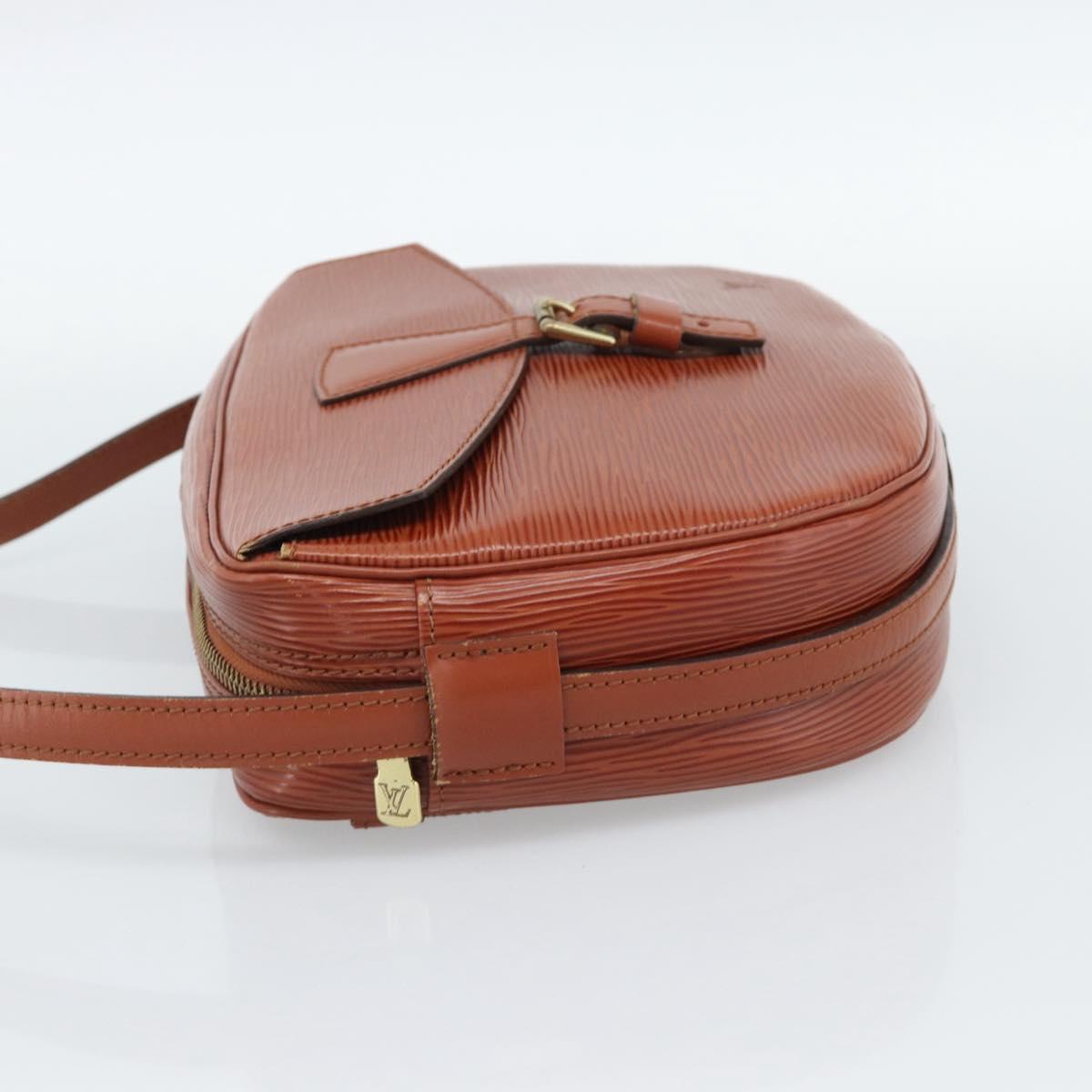 LOUIS VUITTON Epi Jeune FilleMM Shoulder Bag Brown M52153 LV Auth 189241