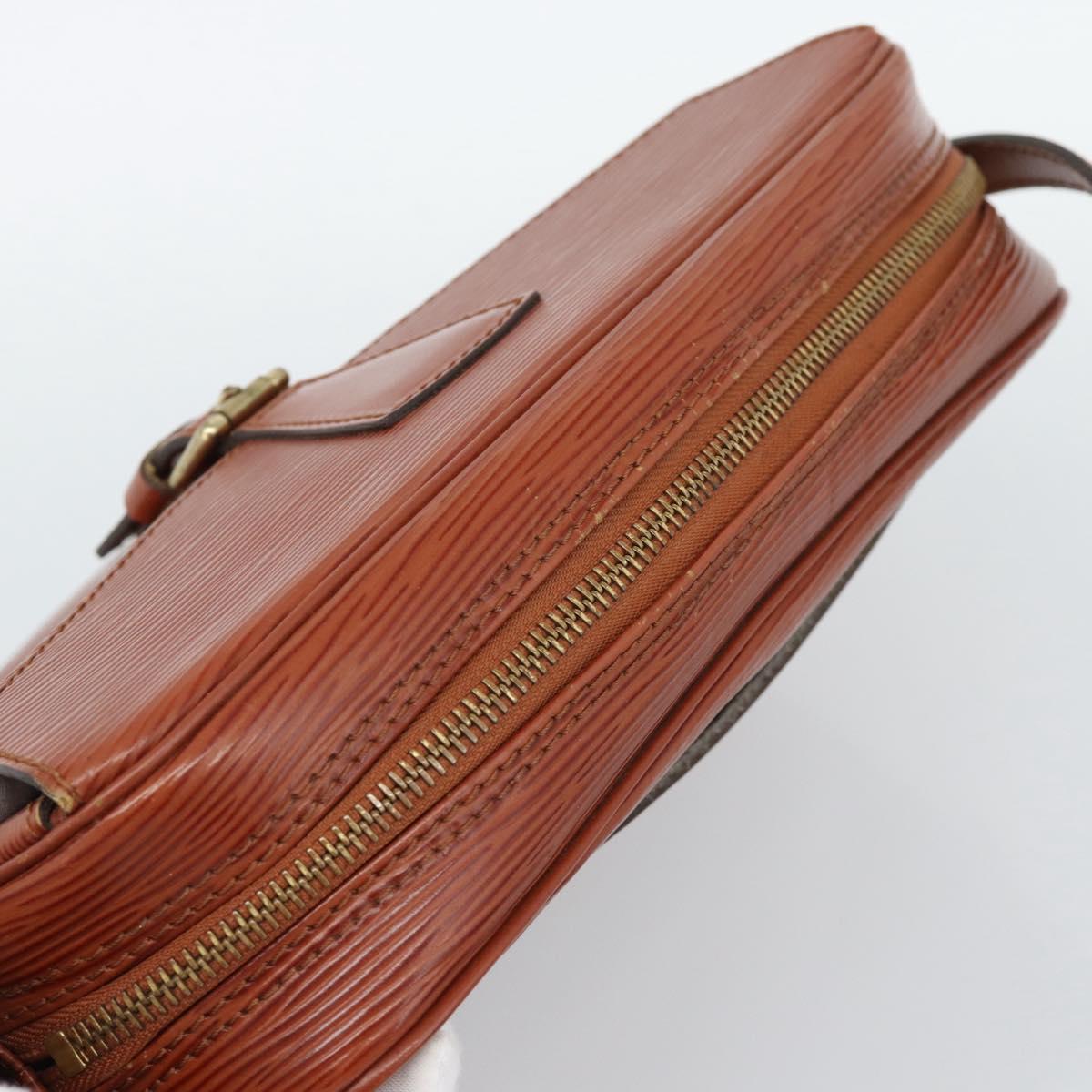 LOUIS VUITTON Epi Jeune FilleMM Shoulder Bag Brown M52153 LV Auth 189241