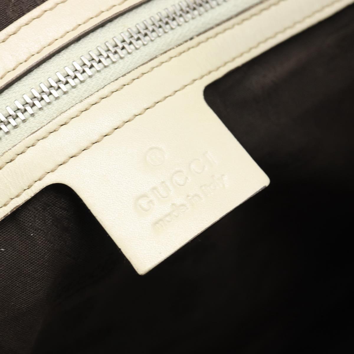 GUCCI GG Canvas Miss GG Tote Bag Beige Silver gold 232957 Auth 189245