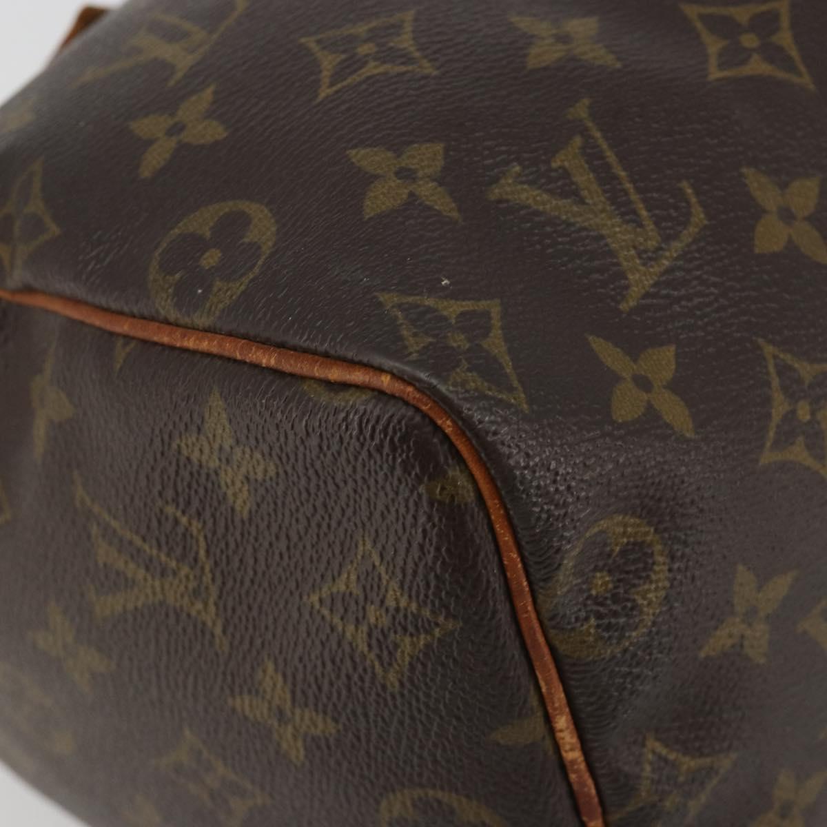 LOUIS VUITTON Monogram Speedy 25 Hand Bag M41528 LV Auth 189274