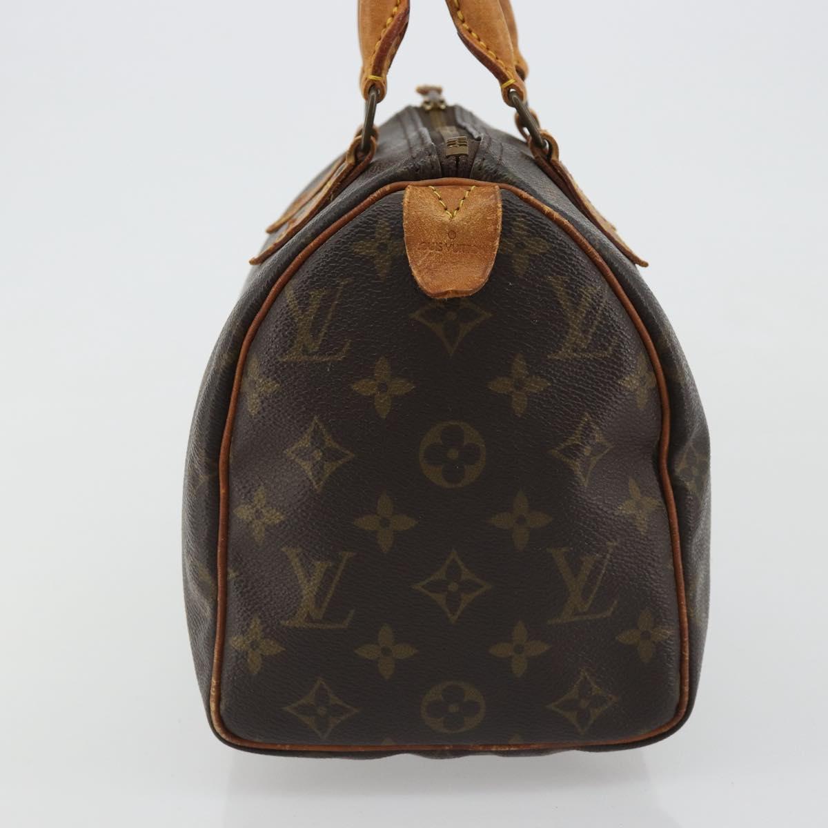 LOUIS VUITTON Monogram Speedy 25 Hand Bag M41528 LV Auth 189274