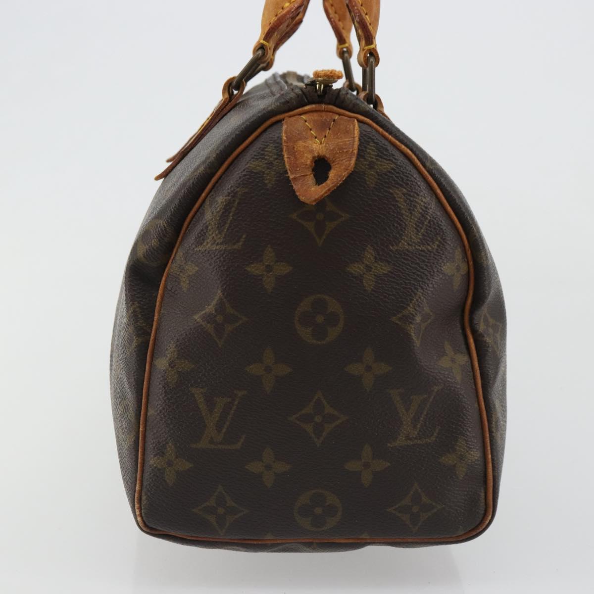 LOUIS VUITTON Monogram Speedy 25 Hand Bag M41528 LV Auth 189274