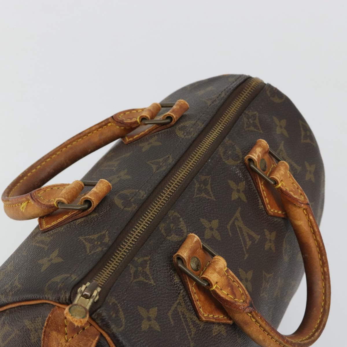 LOUIS VUITTON Monogram Speedy 25 Hand Bag M41528 LV Auth 189274