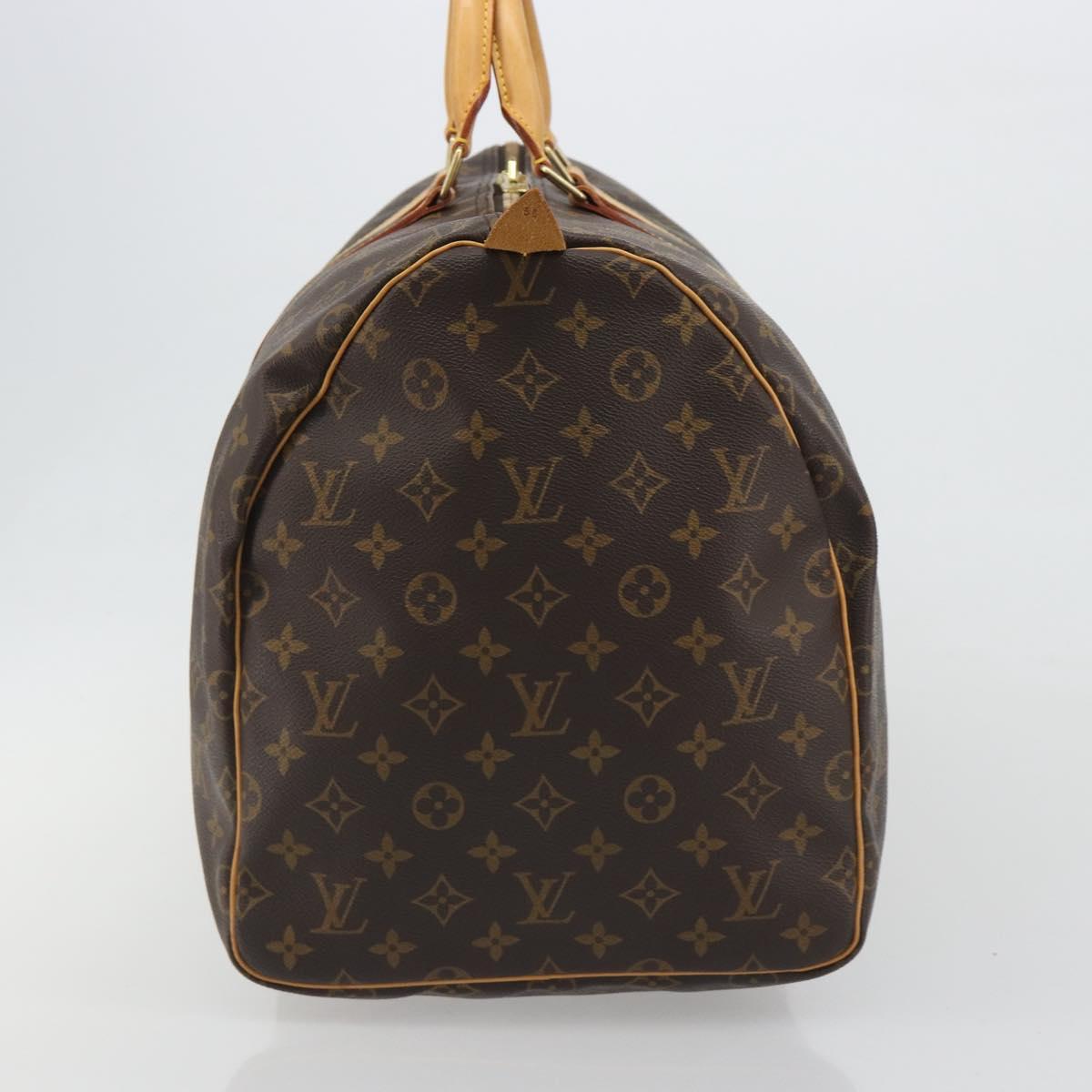 LOUIS VUITTON Monogram Keepall 55 Boston Bag M41424 LV Auth 189275