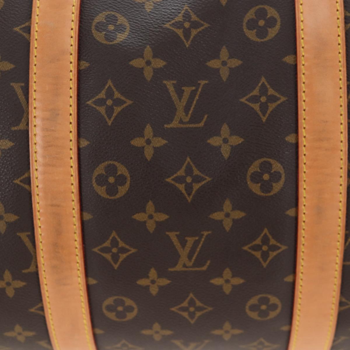 LOUIS VUITTON Monogram Keepall 55 Boston Bag M41424 LV Auth 189276V