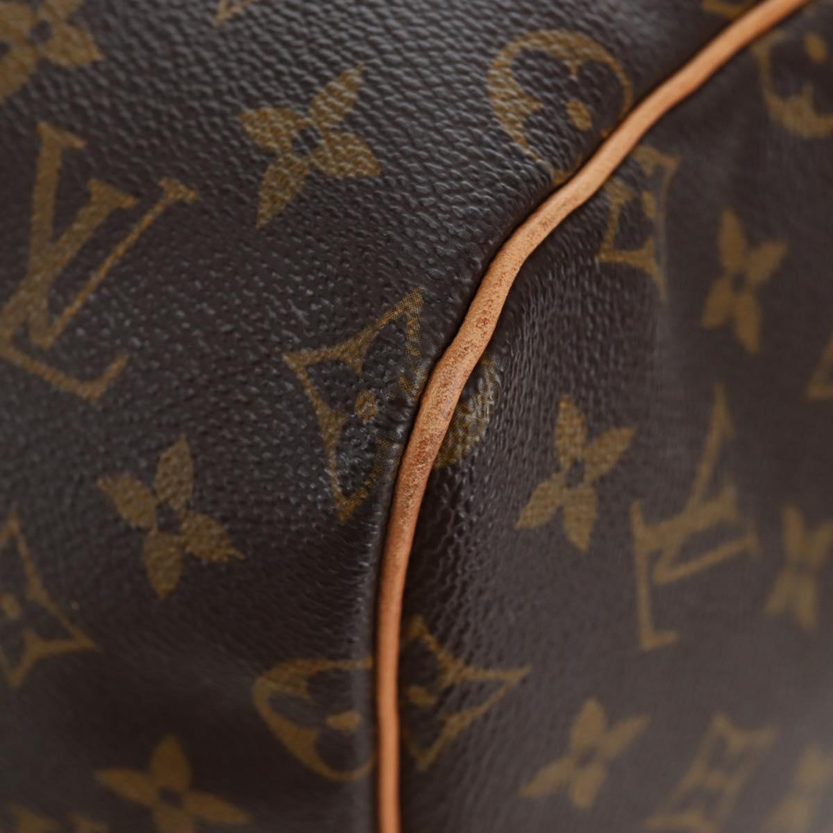 LOUIS VUITTON Monogram Keepall 55 Boston Bag M41424 LV Auth 189276V