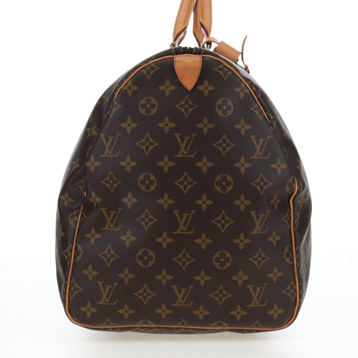 LOUIS VUITTON Monogram Keepall 55 Boston Bag M41424 LV Auth 189276V