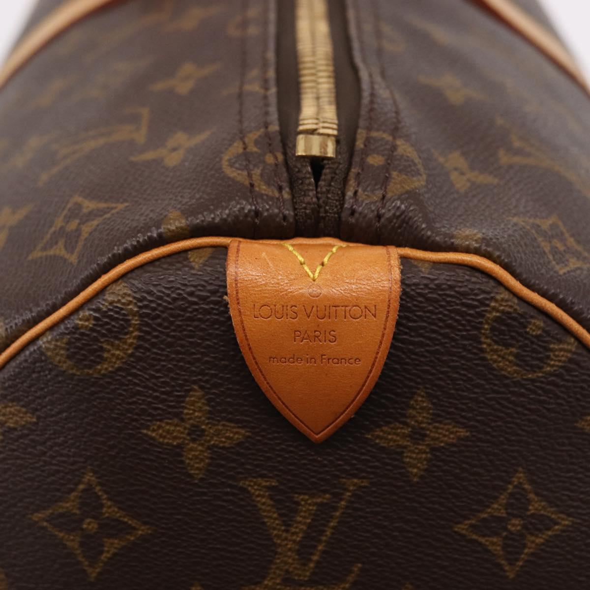 LOUIS VUITTON Monogram Keepall 50 Boston Bag M41426 LV Auth 189277A