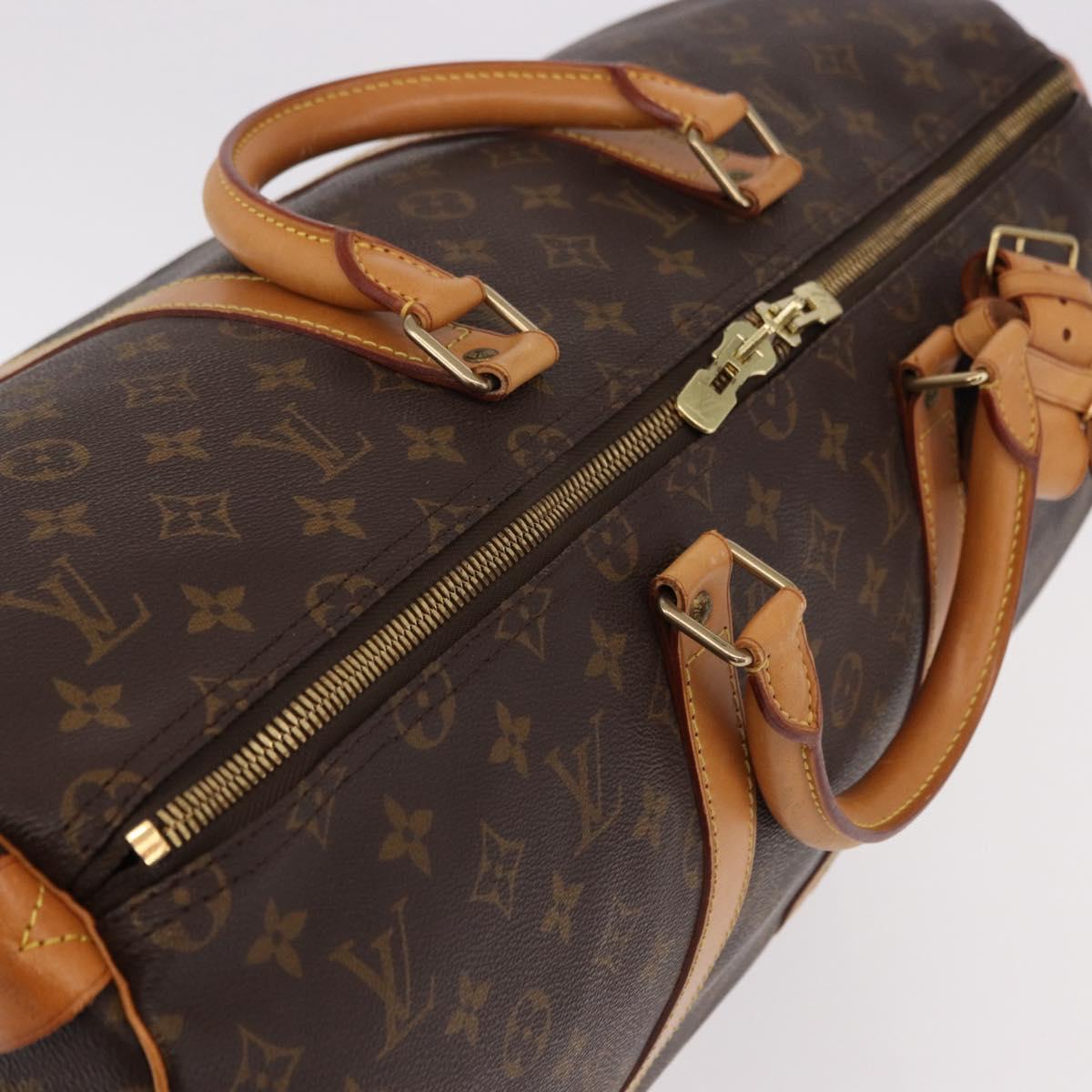 LOUIS VUITTON Monogram Keepall 50 Boston Bag M41426 LV Auth 189277A