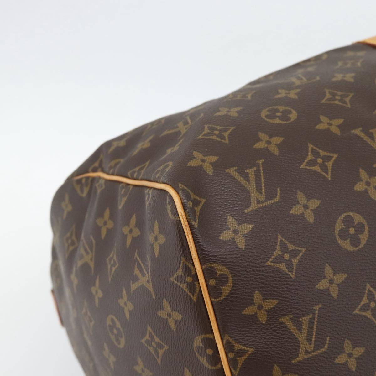 LOUIS VUITTON Monogram Keepall 55 Boston Bag M41424 LV Auth 189278V