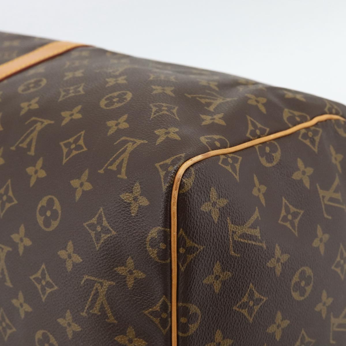 LOUIS VUITTON Monogram Keepall 55 Boston Bag M41424 LV Auth 189278V