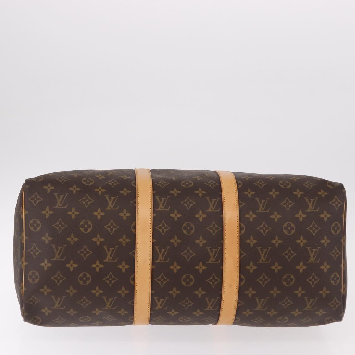 LOUIS VUITTON Monogram Keepall 50 Boston Bag M41426 LV Auth 189279V