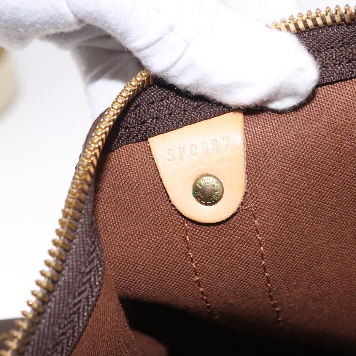 LOUIS VUITTON Monogram Keepall 50 Boston Bag M41426 LV Auth 189279V
