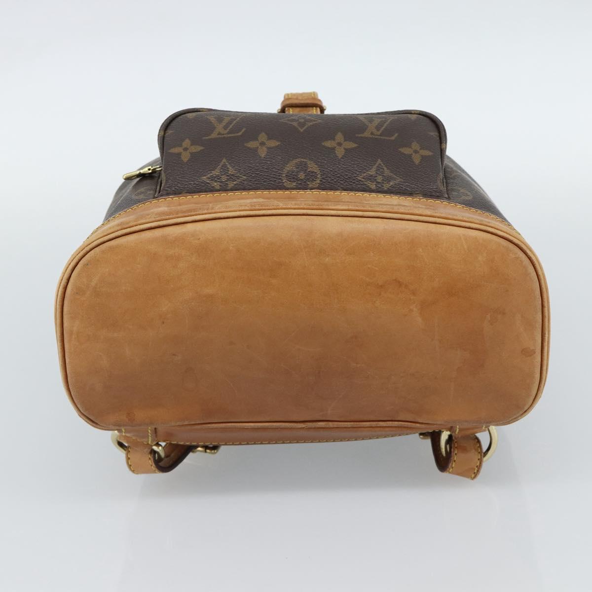 LOUIS VUITTON Monogram Montsouris MM Backpack M51136 LV Auth 189280