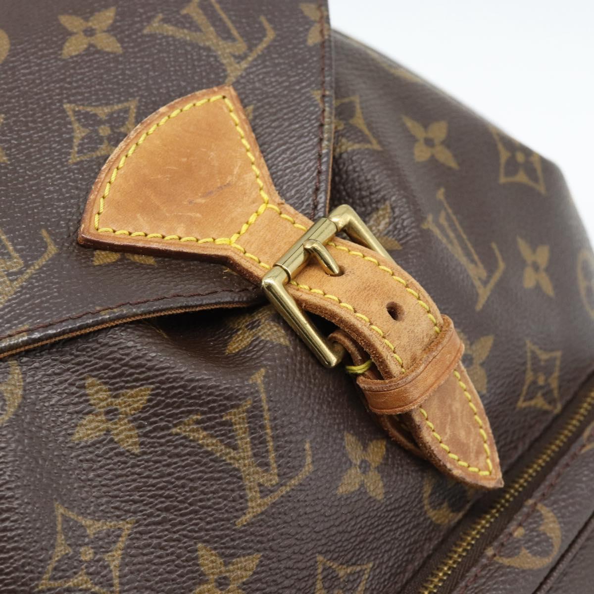 LOUIS VUITTON Monogram Montsouris MM Backpack M51136 LV Auth 189280