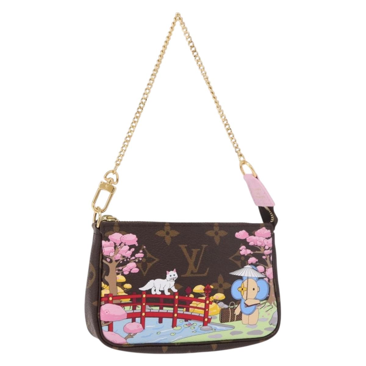 LOUIS VUITTON Vivienne Mini Pochette Accessoires Pouch M45905 LV Auth 189292SM