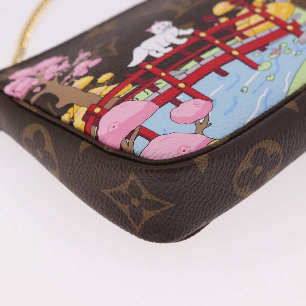 LOUIS VUITTON Vivienne Mini Pochette Accessoires Pouch M45905 LV Auth 189292SM