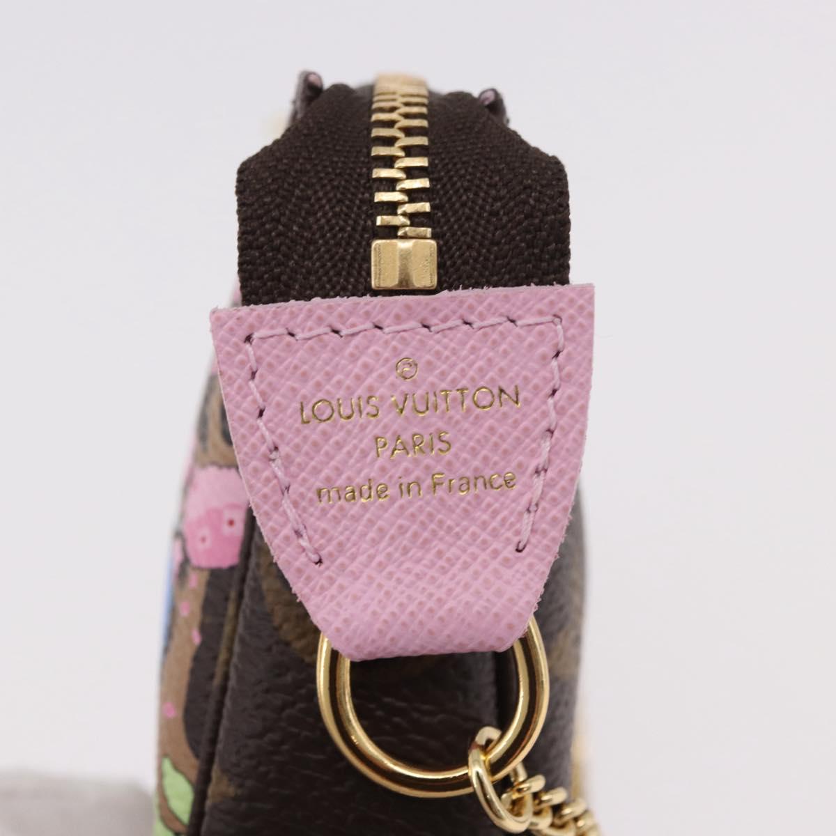 LOUIS VUITTON Vivienne Mini Pochette Accessoires Pouch M45905 LV Auth 189292SM