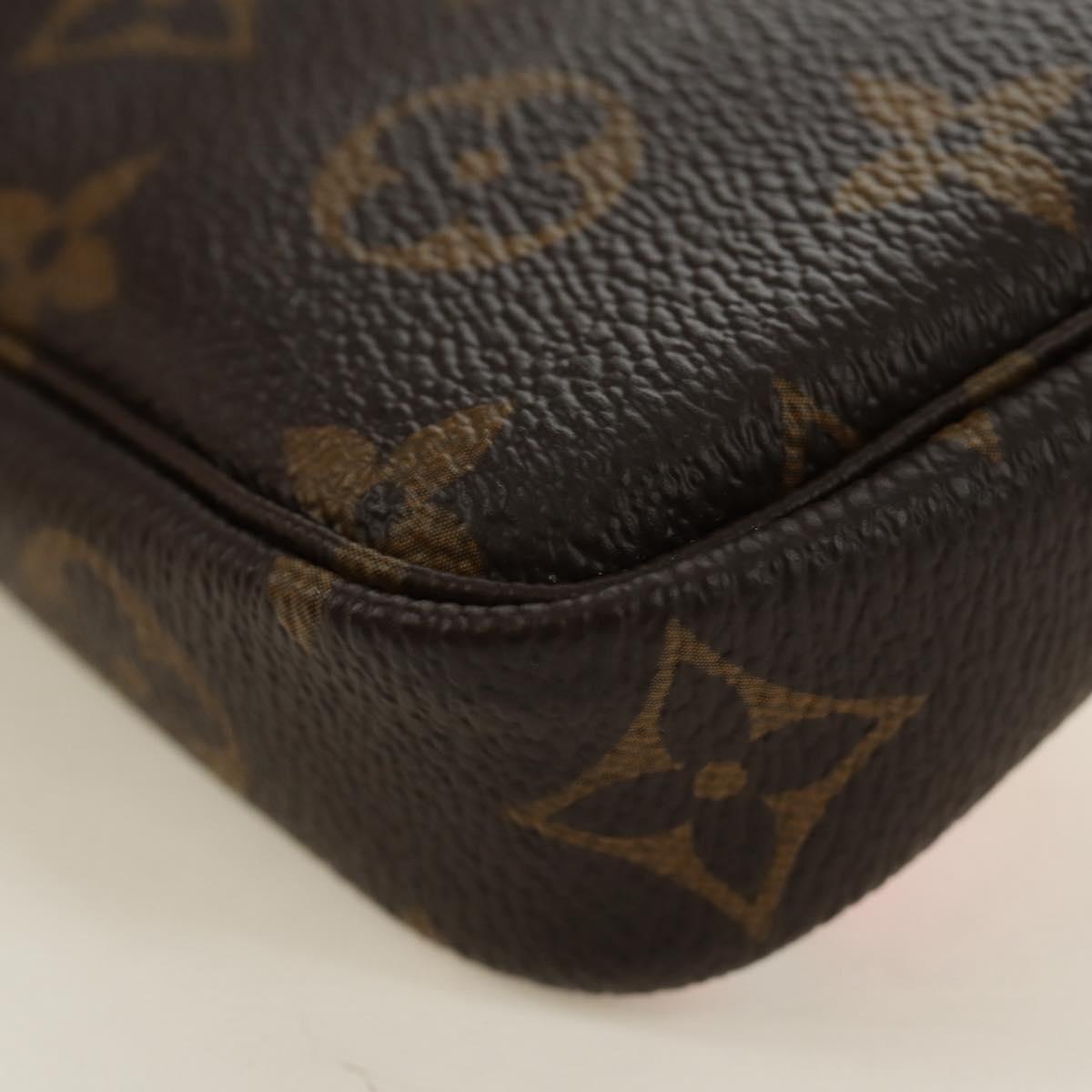 LOUIS VUITTON Monogram Vivienne Mini Pochette Accessoires M45905 Auth 189293SM
