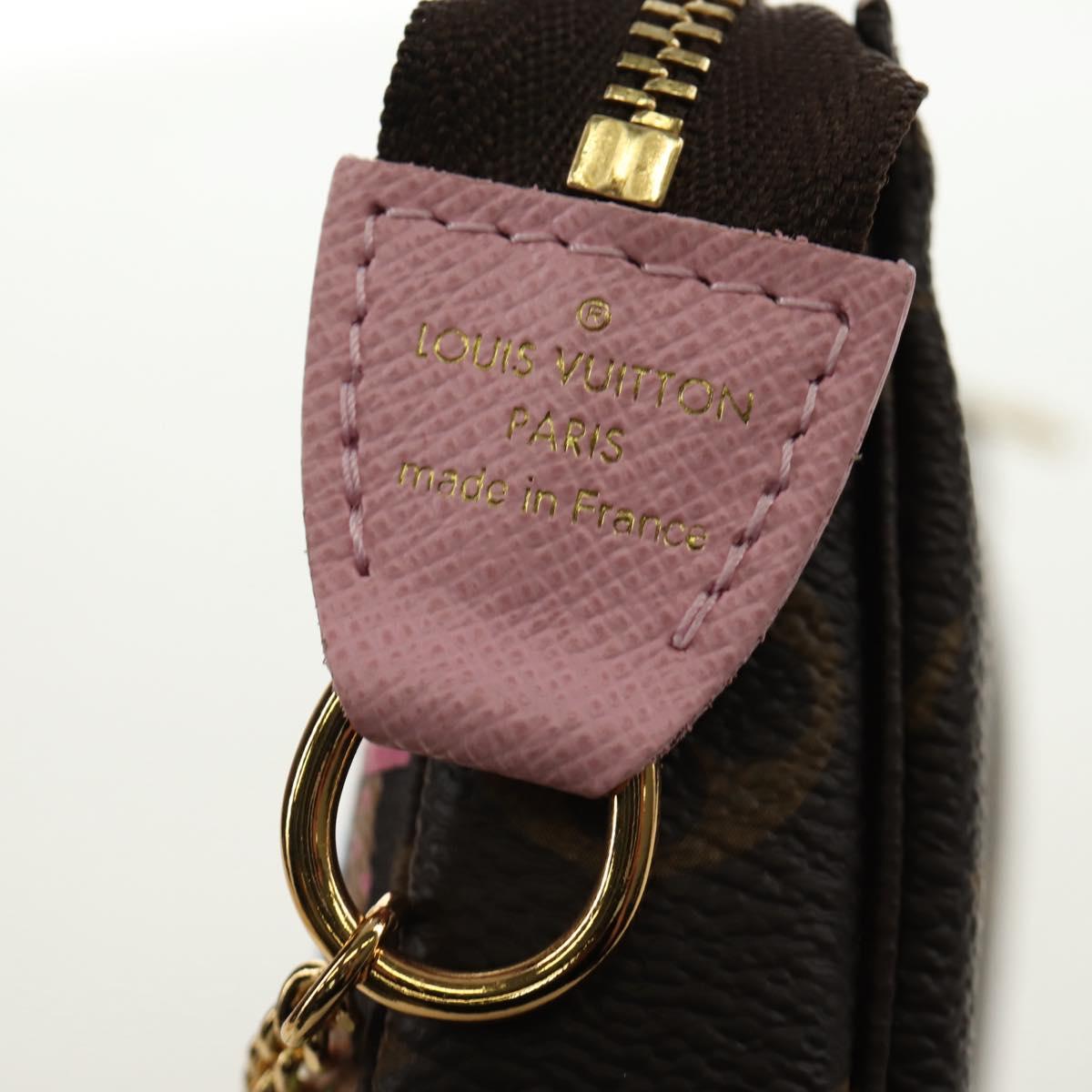 LOUIS VUITTON Monogram Vivienne Mini Pochette Accessoires M45905 Auth 189293SM