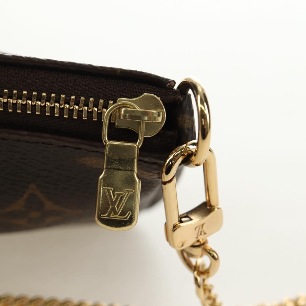 LOUIS VUITTON Monogram Vivienne Mini Pochette Accessoires M45905 Auth 189293SM