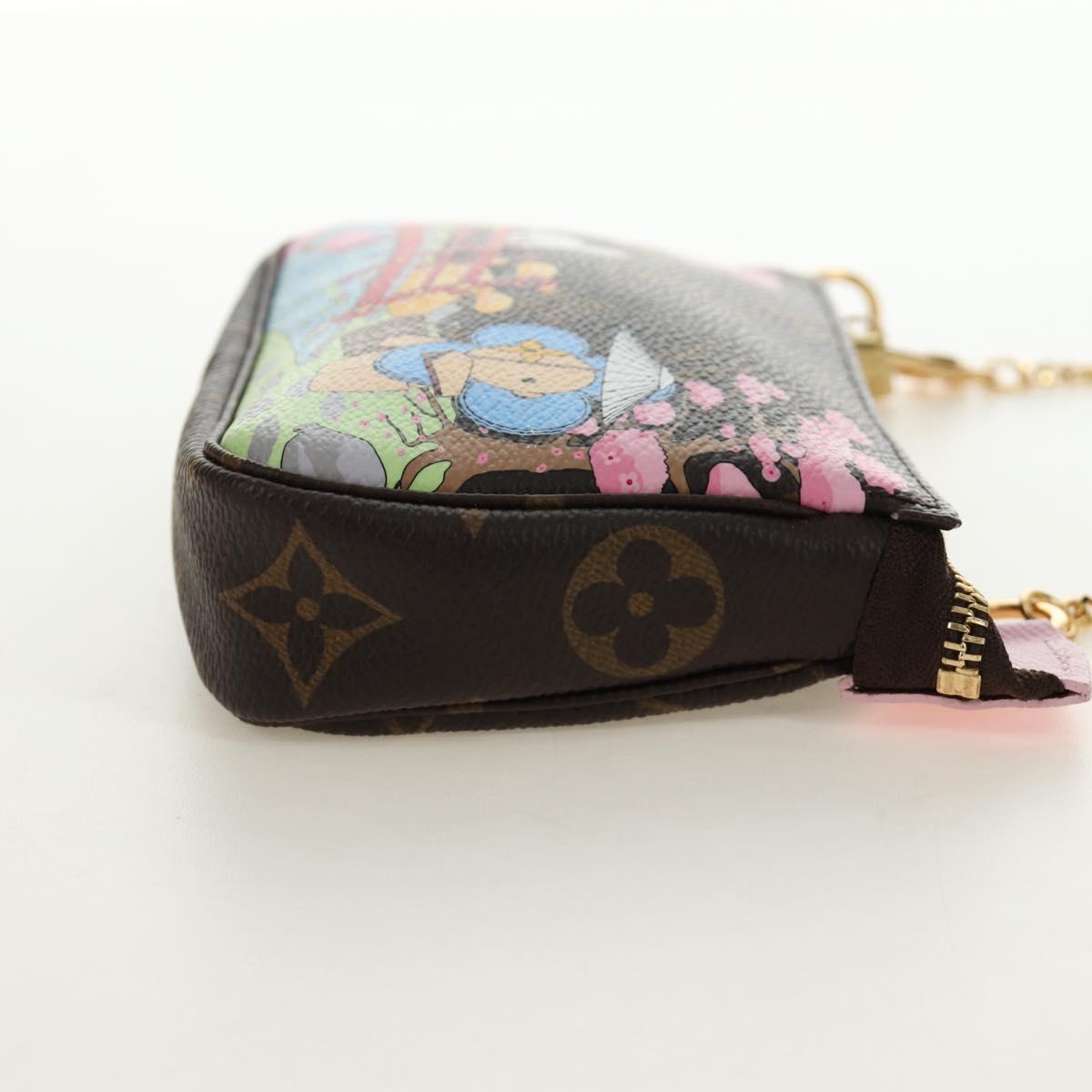 LOUIS VUITTON Monogram Vivienne Mini Pochette Accessoires M45905 Auth 189293SM