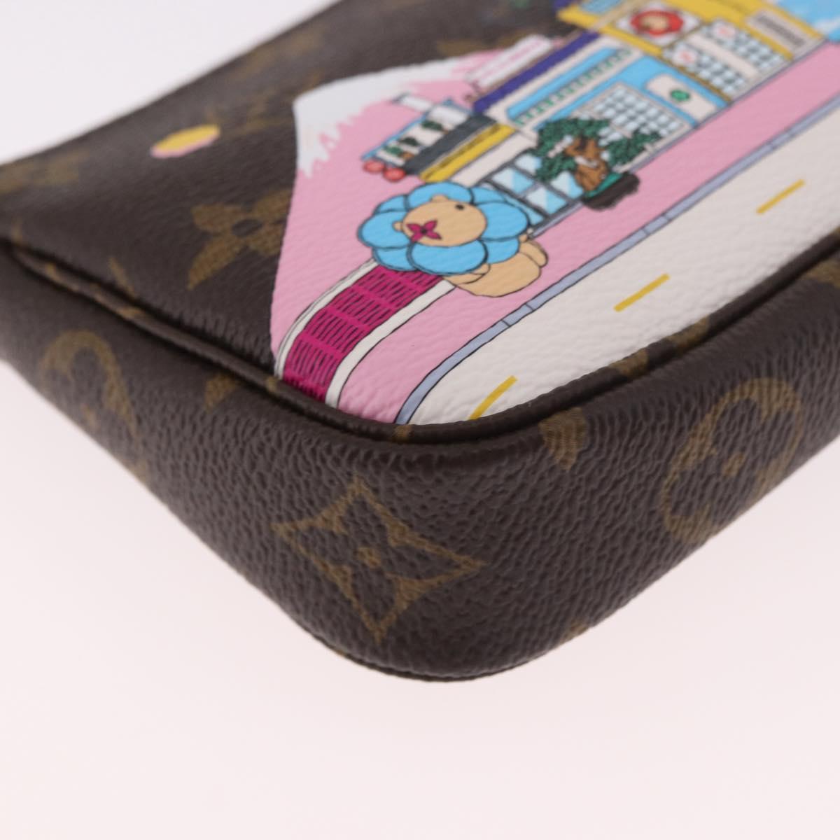 LOUIS VUITTON Vivienne Mini Pochette Accessoires Pouch M81637 LV Auth 189294SM