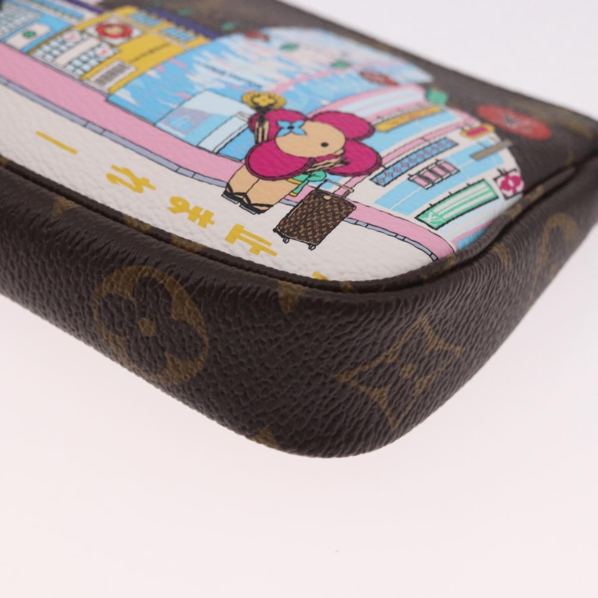 LOUIS VUITTON Vivienne Mini Pochette Accessoires Pouch M81637 LV Auth 189294SM