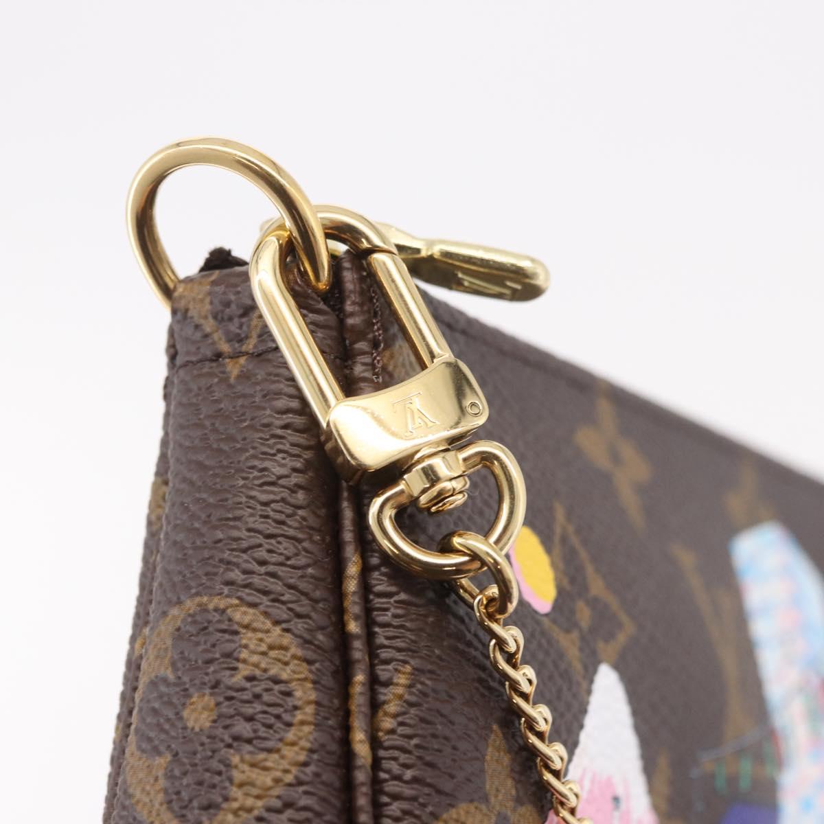 LOUIS VUITTON Vivienne Mini Pochette Accessoires Pouch M81637 LV Auth 189294SM