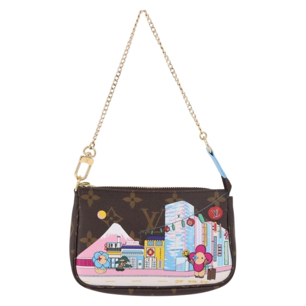 LOUIS VUITTON Vivienne Mini Pochette Accessoires Pouch M81637 LV Auth 189294SM