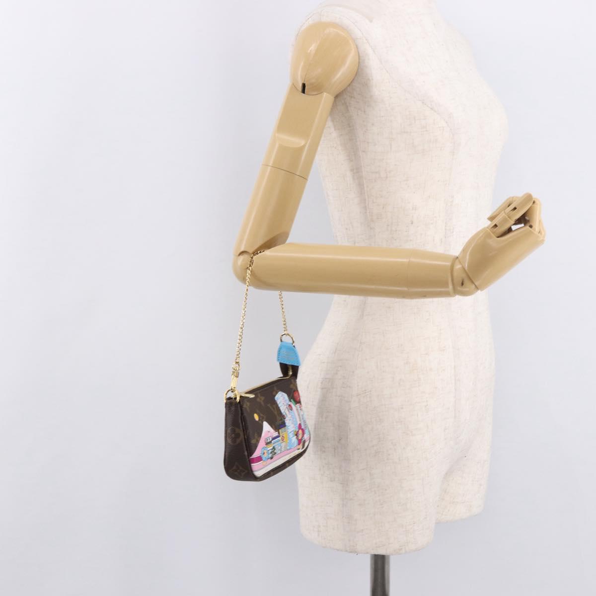 LOUIS VUITTON Vivienne Mini Pochette Accessoires Pouch M81637 LV Auth 189294SM