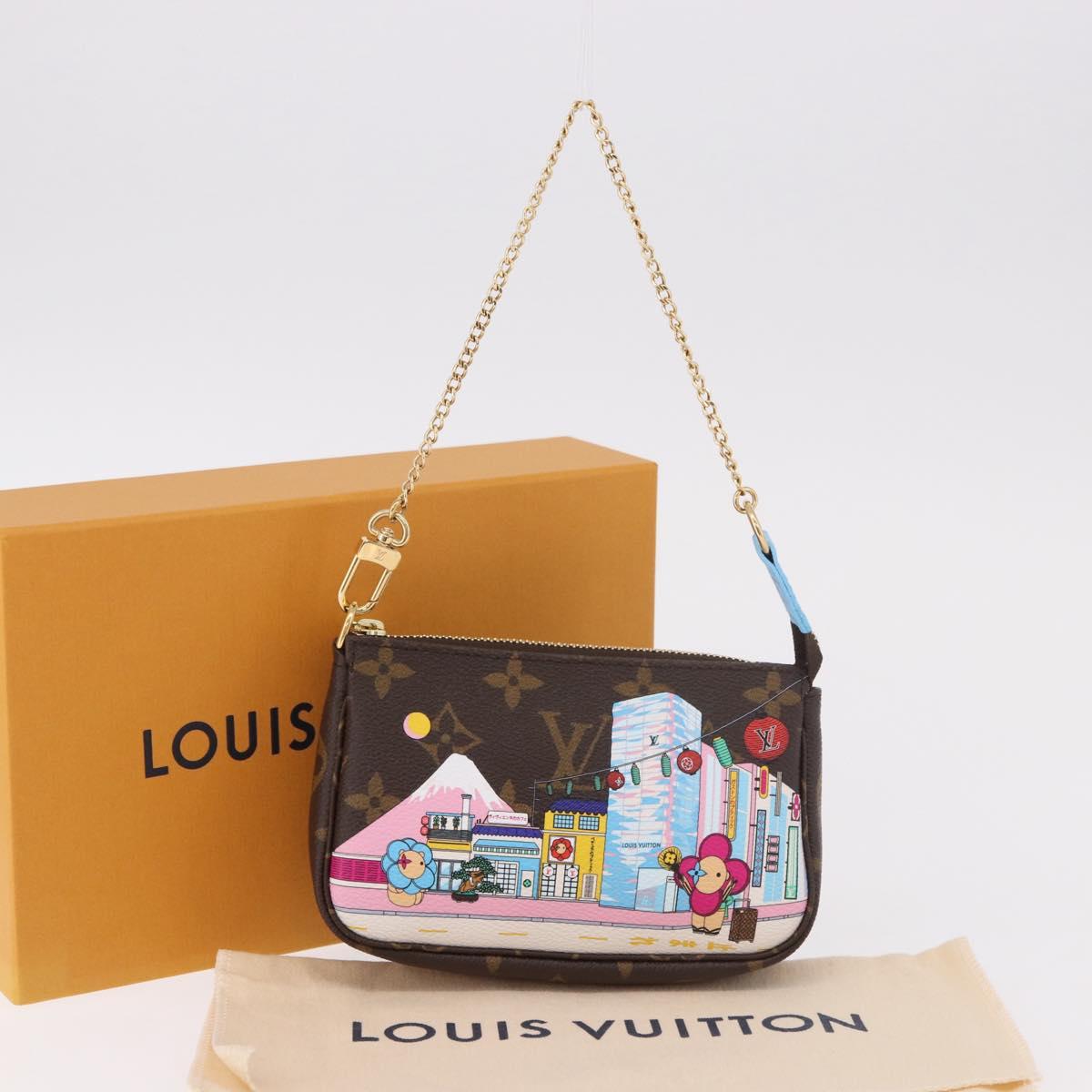 LOUIS VUITTON Vivienne Mini Pochette Accessoires Pouch M81637 LV Auth 189294SM