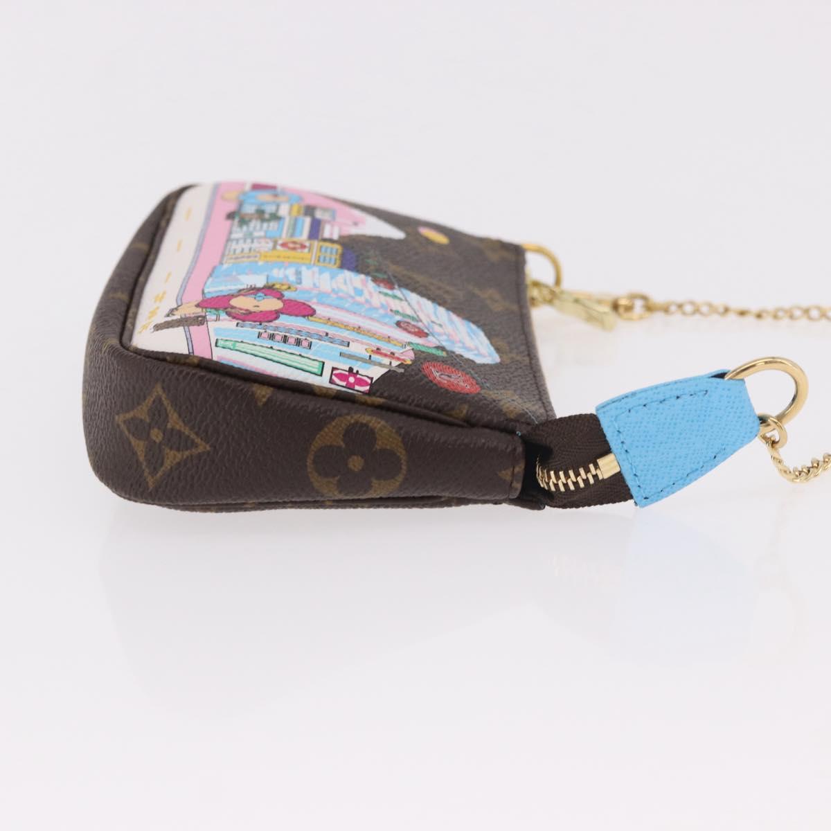 LOUIS VUITTON Vivienne Mini Pochette Accessoires Pouch M81637 LV Auth 189294SM