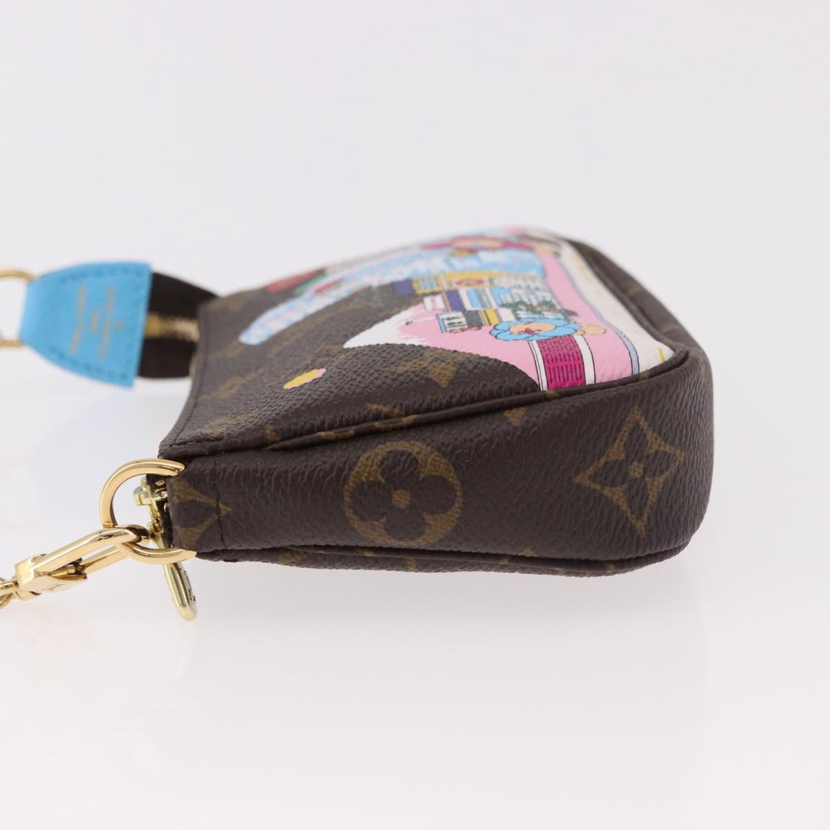 LOUIS VUITTON Vivienne Mini Pochette Accessoires Pouch M81637 LV Auth 189294SM