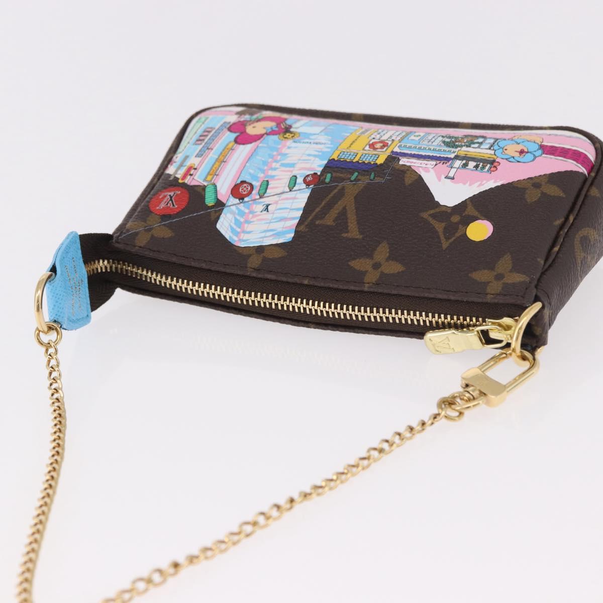 LOUIS VUITTON Vivienne Mini Pochette Accessoires Pouch M81637 LV Auth 189294SM