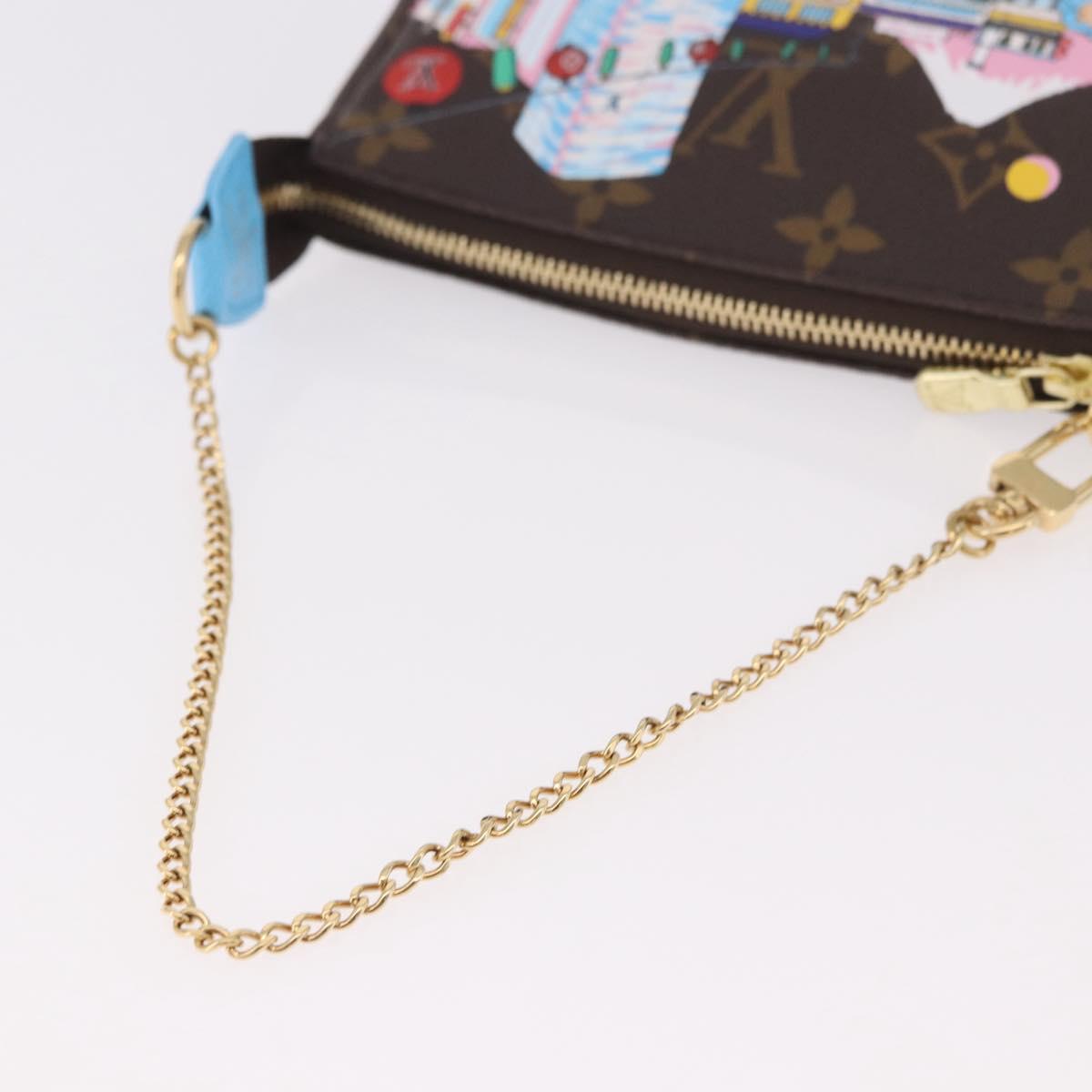 LOUIS VUITTON Vivienne Mini Pochette Accessoires Pouch M81637 LV Auth 189294SM