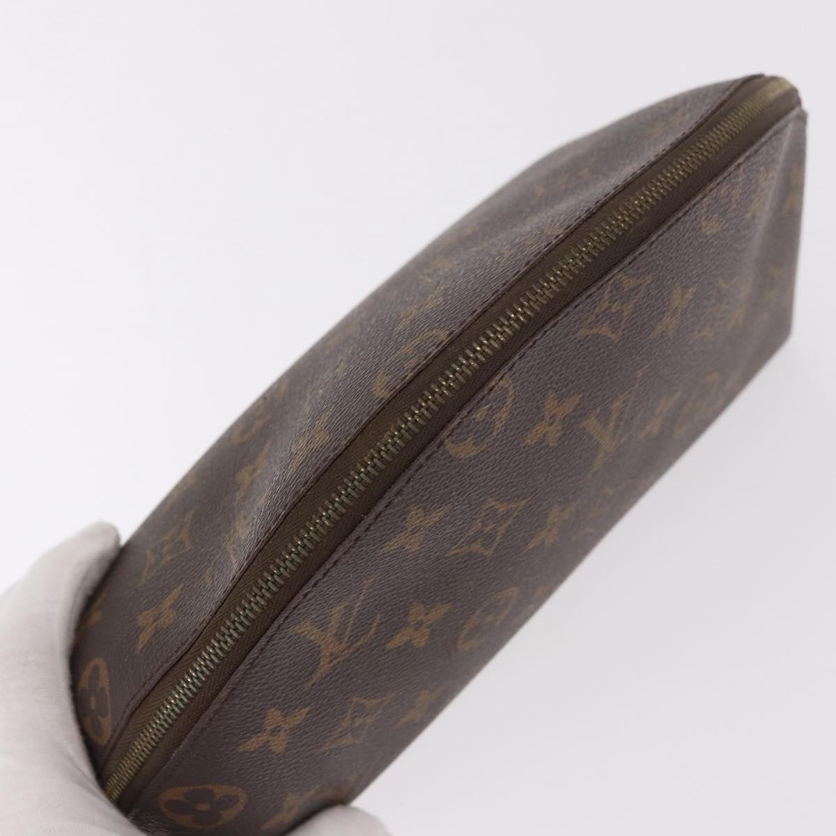LOUIS VUITTON Monogram Pochette Cosmetic GM Cosmetic Pouch M47353 LV Auth 189330