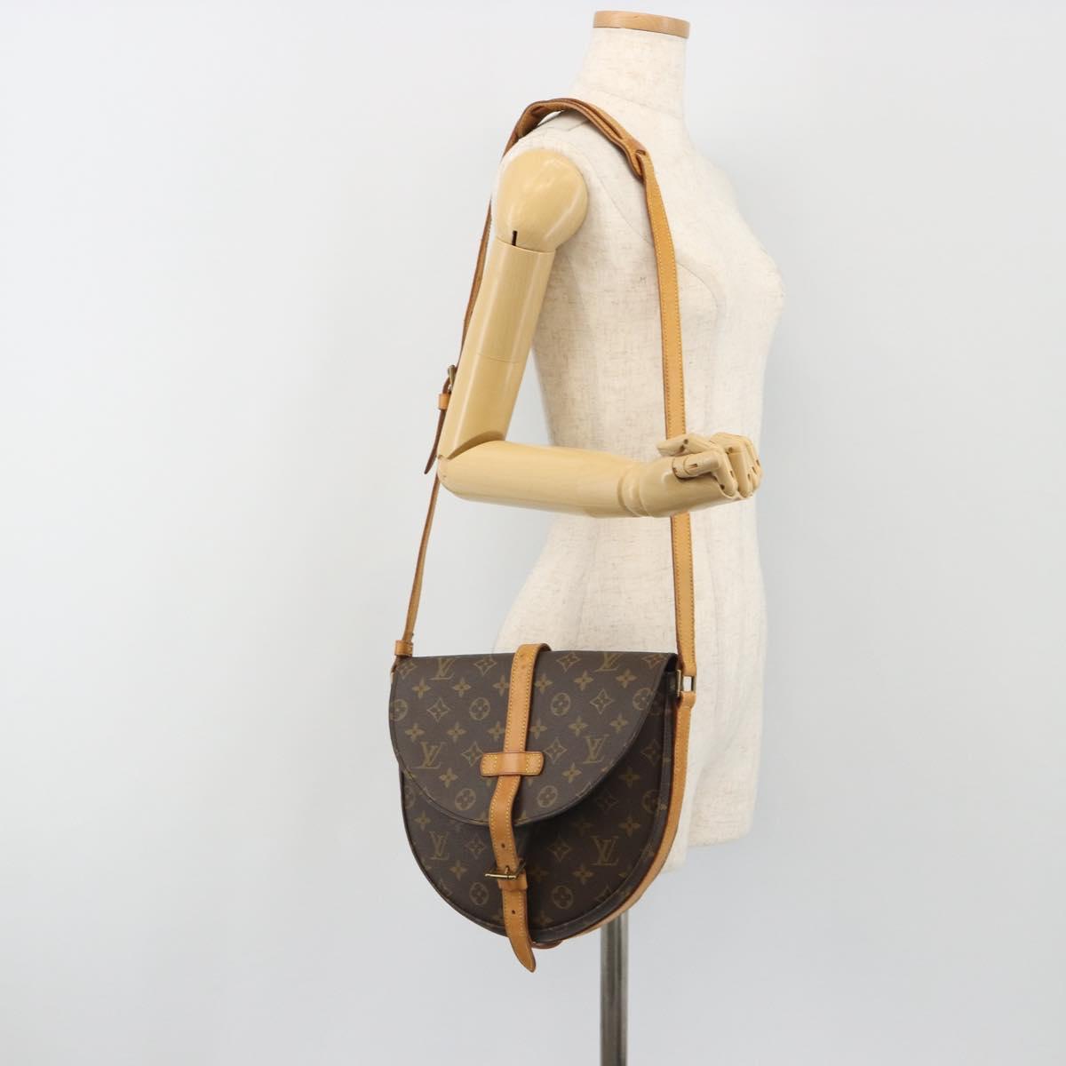 LOUIS VUITTON Monogram Chantilly GM Shoulder Bag M51232 LV Auth 189332