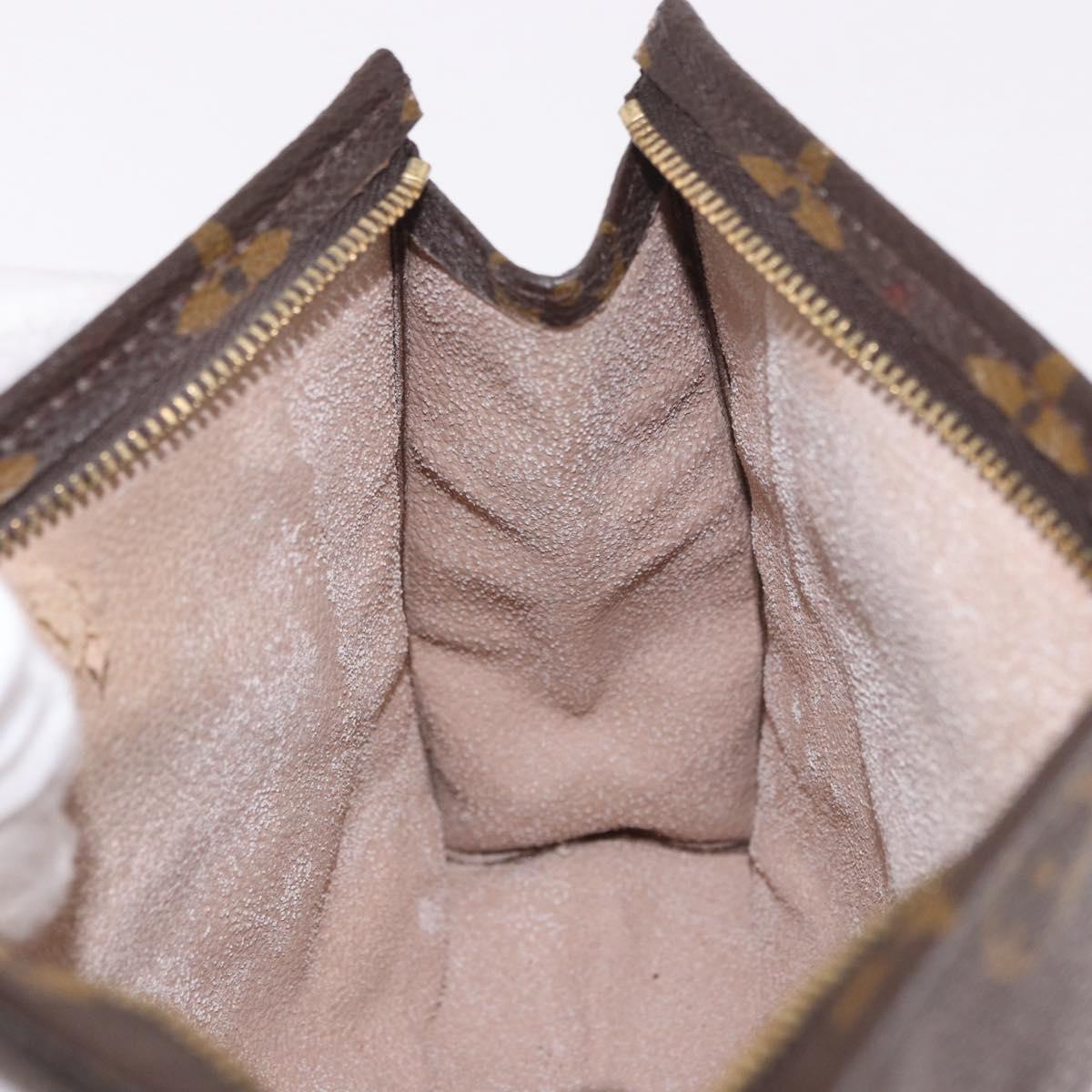 LOUIS VUITTON Monogram Poche Toilette 19 Pouch M47544 LV Auth 189335
