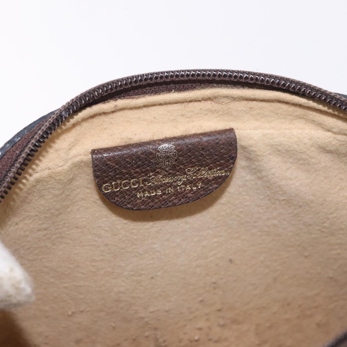 GUCCI GG Supreme Web Sherry Line Shoulder Bag PVC Beige Red 010 378 Auth 189338